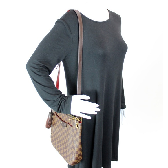 LOUIS VUITTON South Bank Besace Damier Ebene Crossbody bag purse original - Picture 15 of 15